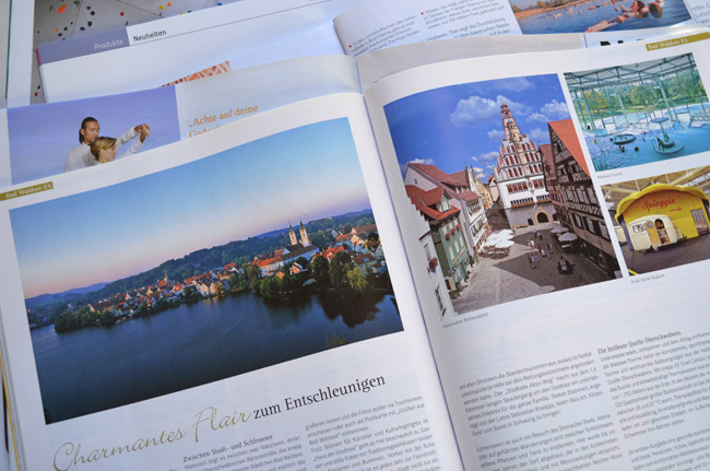 Content for travel magazines