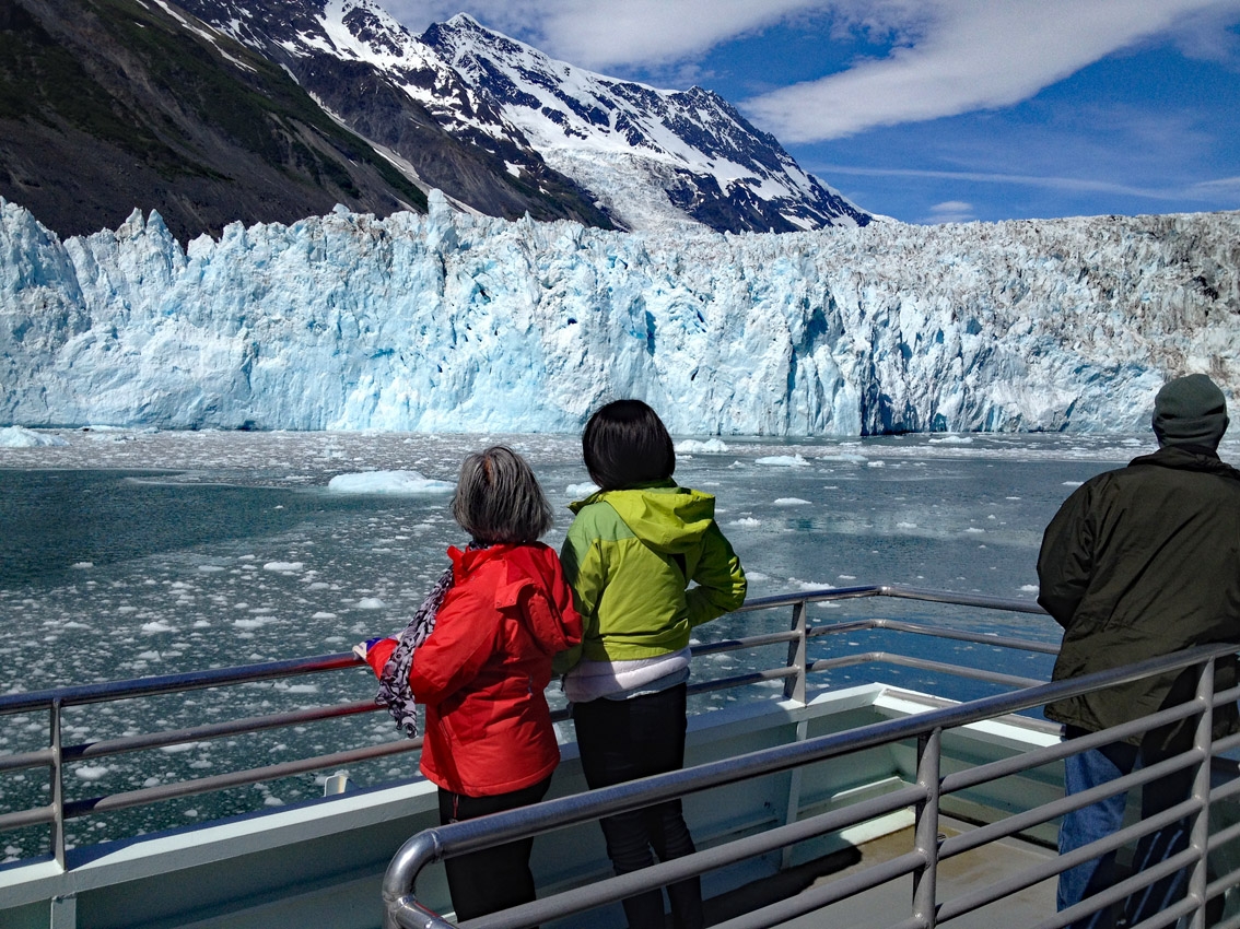 Barry-Gletscher vom Boot aus <br> Foto: Jack Bonney