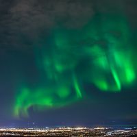 Polarlichter in klaren Winternächten <br> Foto: Jody Overstreet