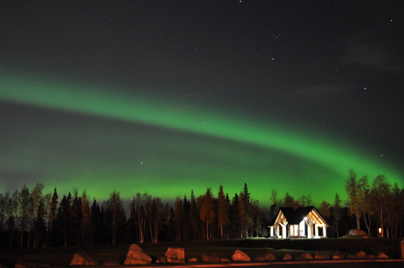 Polarlichter in Alaska: Launenhafte Diven am Firmament: Mit Weckruf nichts verpassen!