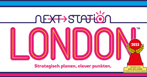 Nominiert zum Spiel des Jahres 2023: NEXT STATION LONDON