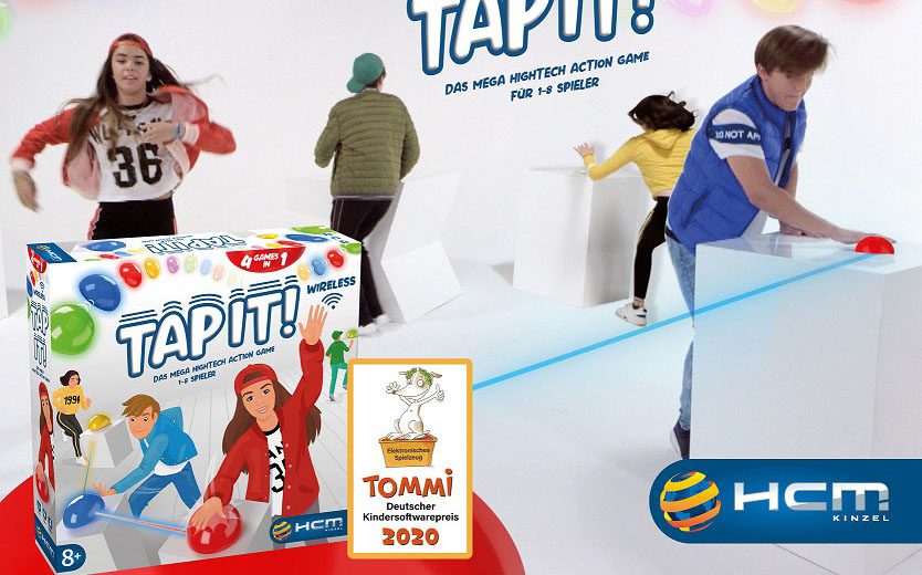 TAP IT! von HCM Kinzel gewinnt den deutschen Kindersoftwarepreis TOMMI