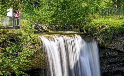 Scheidegger Wasserfälle. Eines der schönsten bayerischen Geotope