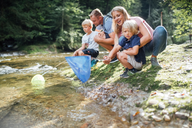 Familien auf Achse auf den Westallgäuer Wasserwegen – neu: ein Pfad von Kindern